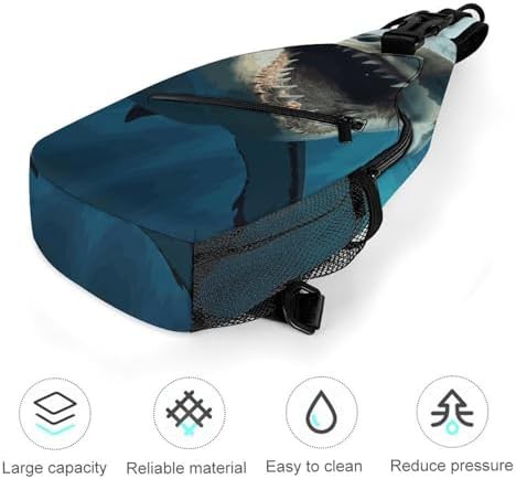 Shark mouth crossbody daypack — photo 5