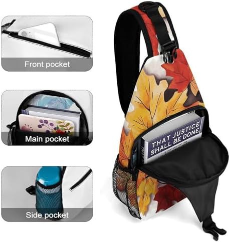 Autumn leaves traveling sling pack — photo 4