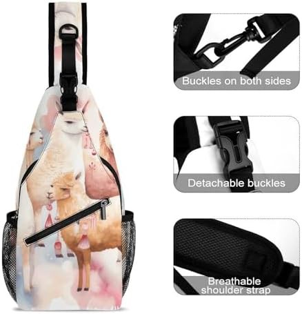 Alpaca graphic chest sling bag — photo 3
