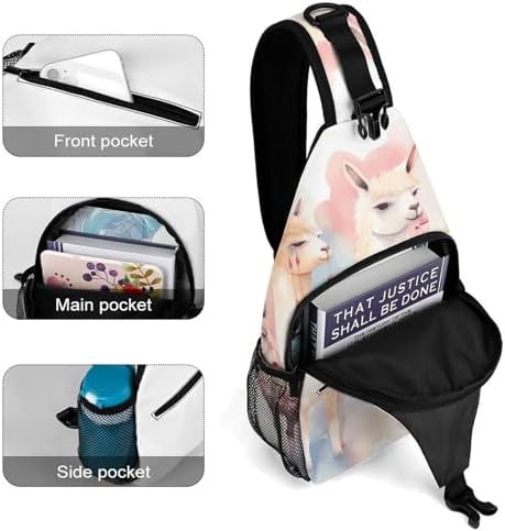 Alpaca graphic chest sling bag — photo 4