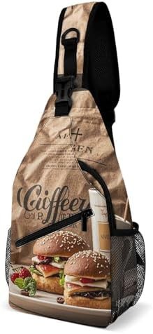 Coffee crossbody sling backpack