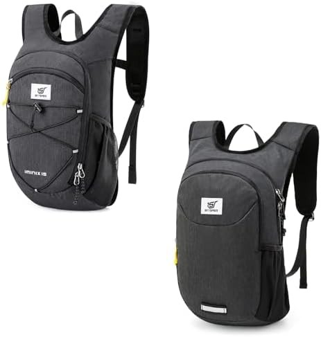 Packable 15l backpack with foldable travel bag