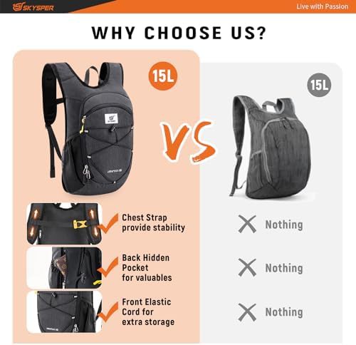 Packable 15l daypack with 20l tote backpack — photo 5