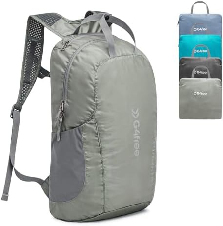 Grey green water resistant daypack 25l