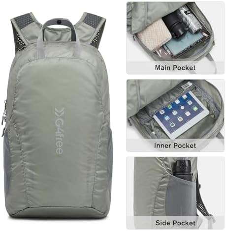 Grey green water resistant daypack 25l — photo 3