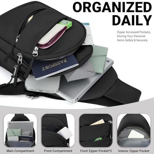 Crossbody hiking sling bag for travel — photo 4