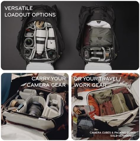 Black ultracinch frameless daypack backpack 25L — photo 4