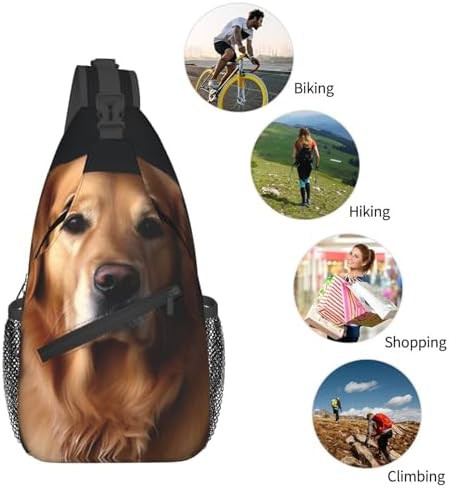 Golden retriever crossbody sling backpack — photo 5
