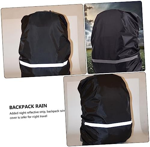 XL reflective backpack rain covers with elastic edging — photo 3