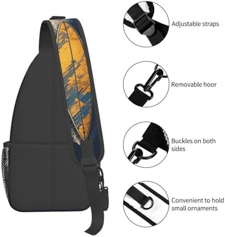 Travel hiking surfboard sling backpack — photo 4