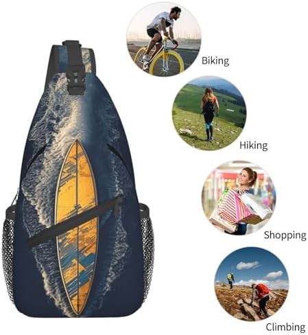Travel hiking surfboard sling backpack — photo 5
