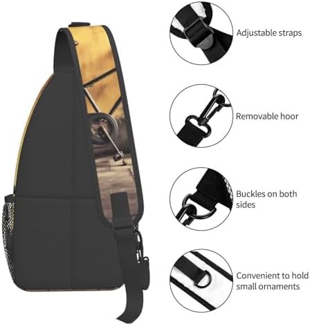 Old bicycle hiking sling daypack — photo 4