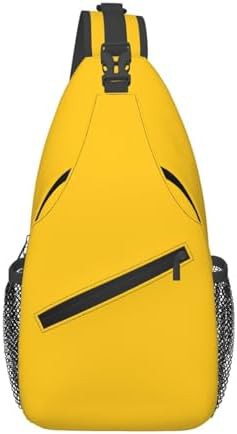 Milk duck yellow sling backpack daypack