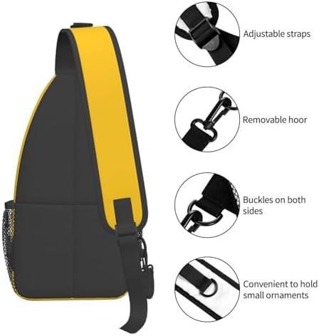 Milk duck yellow sling backpack daypack — photo 4