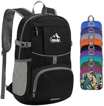 Reflective foldable travel daypack 25L