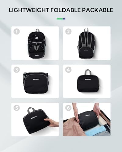 Reflective foldable travel daypack 25L — photo 5