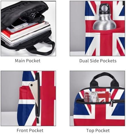 British flag print hiking backpack — photo 5