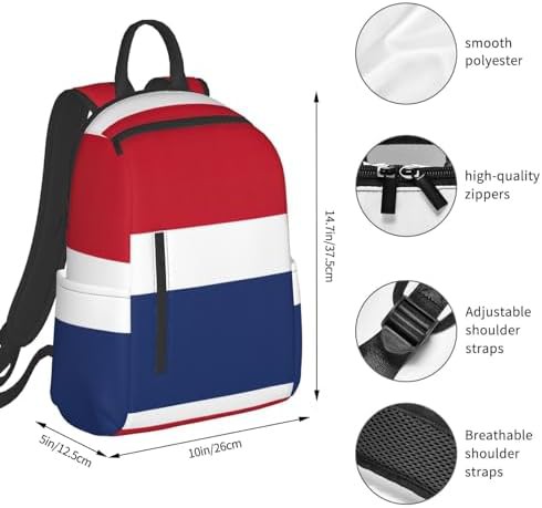 Dutch flag print hiking outdoor backpack — photo 4