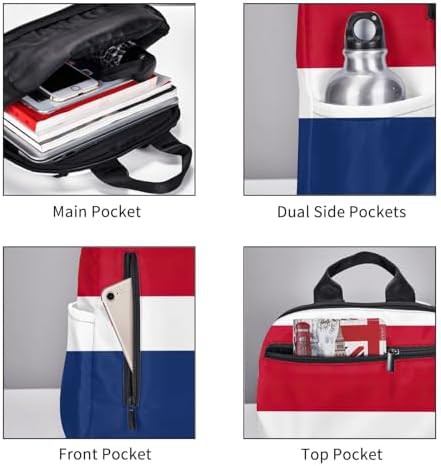 Dutch flag print hiking outdoor backpack — photo 5