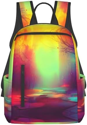 Dream colorful print hiking camping daypack