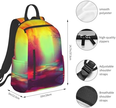 Dream colorful print hiking camping daypack — photo 4