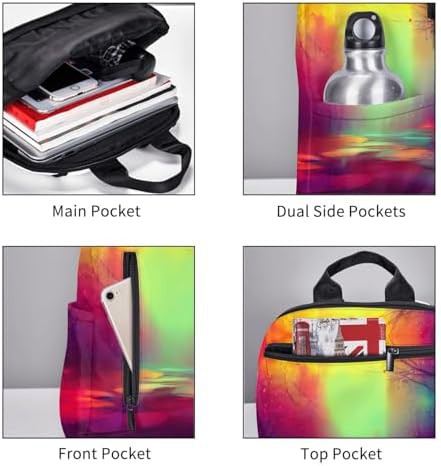 Dream colorful print hiking camping daypack — photo 5