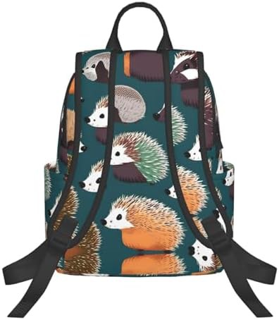 Hedgehogs print hiking backpack — photo 3
