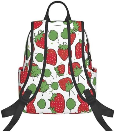 Strawberry pattern print hiking backpack — photo 3