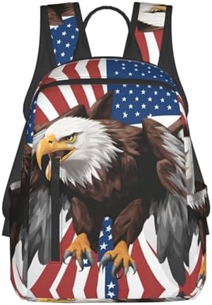 USA eagle flag hiking daypack