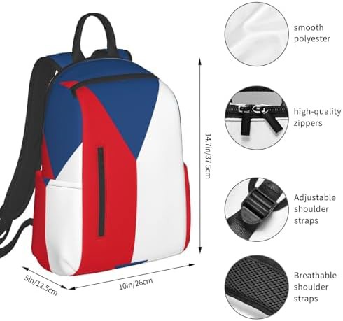 Czech Republic flag print hiking pack — photo 4