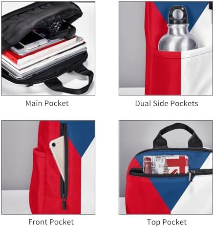Czech Republic flag print hiking pack — photo 5