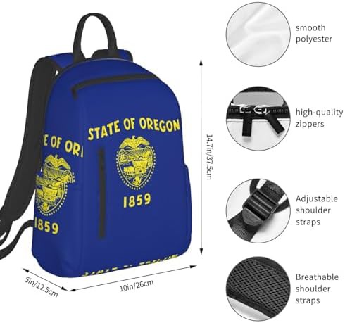 Oregon state flag hiking daypack — photo 4