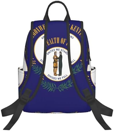 Kentucky state flag print hiking backpack — photo 3