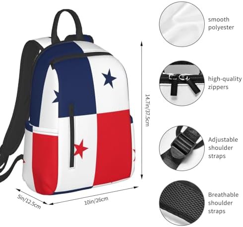 Flag of Panama print hiking backpack — photo 4