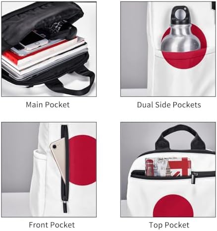 Japanese flag print hiking backpack — photo 5