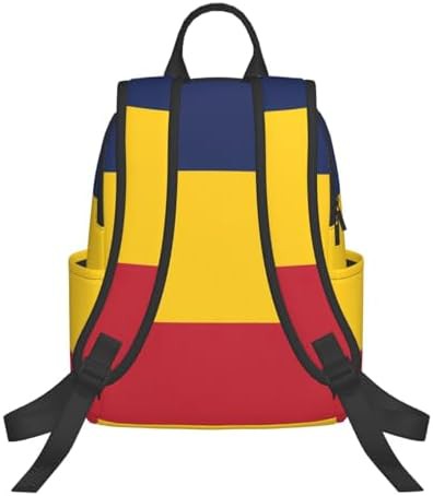 Flag of Chad print hiking backpack — photo 3