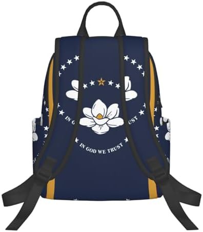 Mississippi flag print outdoor travel backpack — photo 3