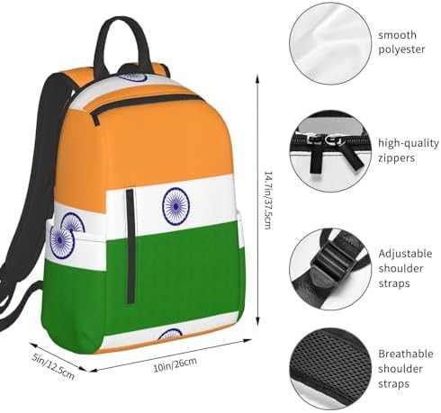Indian flag print hiking camping daypack — photo 4