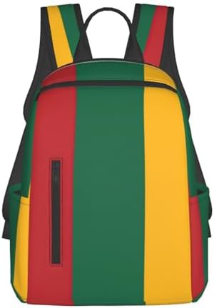 Lithuania flag print hiking daypack