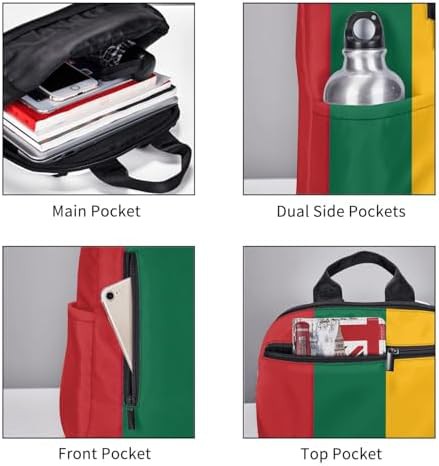 Lithuania flag print hiking daypack — photo 5