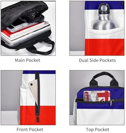 French flag print hiking daypack — photo 5