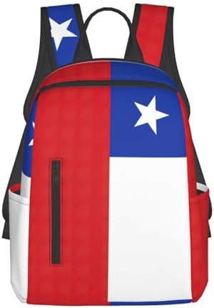 Flag of Chile print hiking backpack