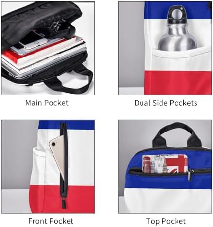 French flag print hiking backpack — photo 5