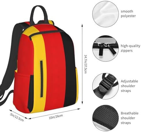 German flag print hiking backpack — photo 4