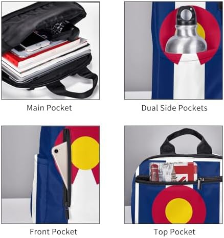 Colorado state flag hiking backpack — photo 5