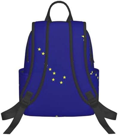 Alaska state flag print hiking backpack — photo 3