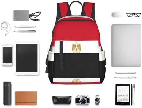 Egyptian flag print hiking backpack — photo 5