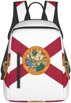 Florida flag print hiking daypack