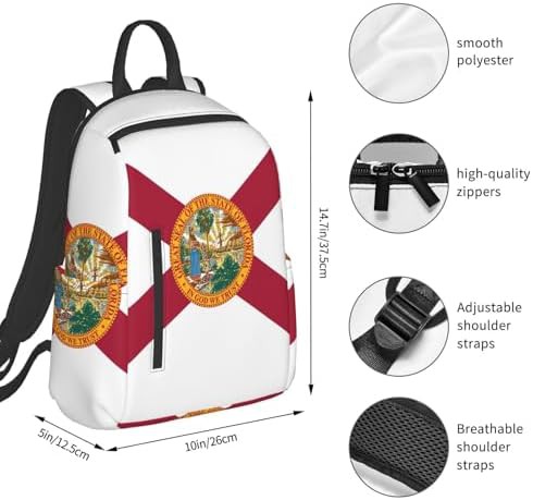 Florida flag print hiking daypack — photo 4