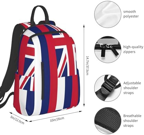 Hawaii flag print hiking daypack — photo 4